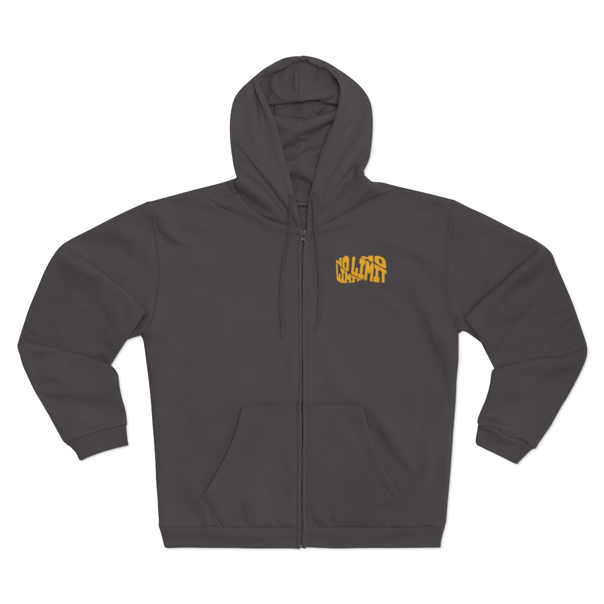 OVERTHINKING SOLVES NOTHING EST. 2026 Zipper 1.0 Anthracite Yellow
