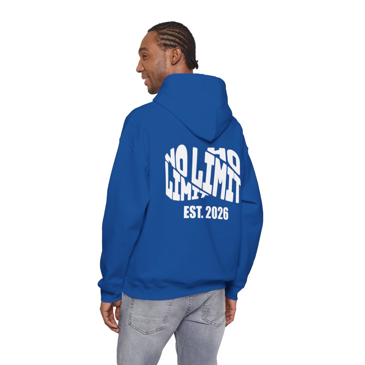 NO LIMIT EST. 2026 Hoodie V1 Blue