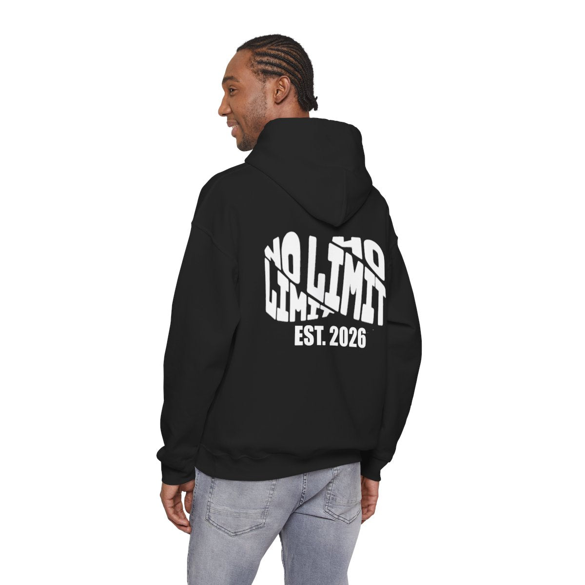 NO LIMIT EST. 2026 Hoodie V1 Black